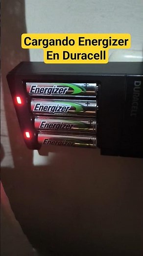 Energizer Batteries in Duracell Charger #duracell #energizer