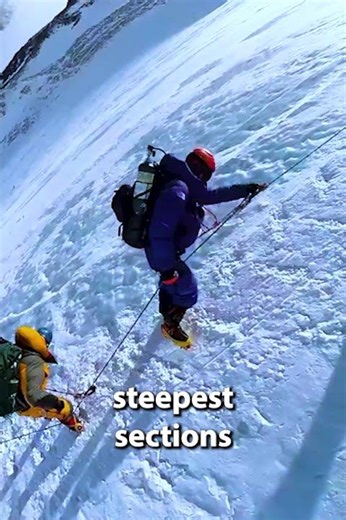 How Climbers Scale the Steepest Parts of Mount Everest
