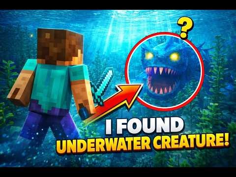 I FOUND MYSTERIOUS UNDERWATER CREATURES IN MINECRAFT