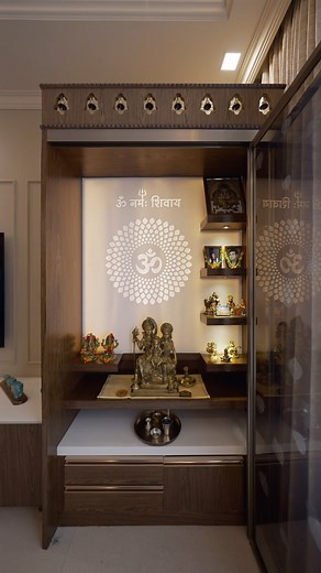 4.7M views · 59 reactions | Our recently created pooja room design...