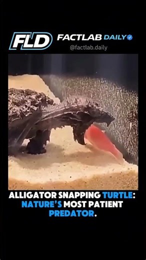 alligator snapping turtle: Nature’s most patient predator.