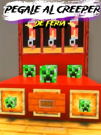 🎊TUTORIAL JUEGO DE FERIA EN MINECRAFT #minecraft #minecrafter #minecraftbuilds #minecrafttutorial #minecrafthacks #minecrafters #gamer #videojuegos #gaming #videogames #tiktokgaming #tutorial