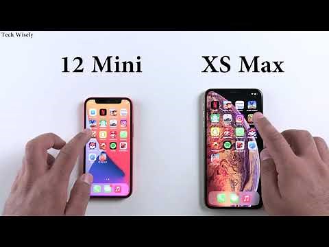 iPhone 12 Mini vs XS Max : Speed Test + Ram Management
