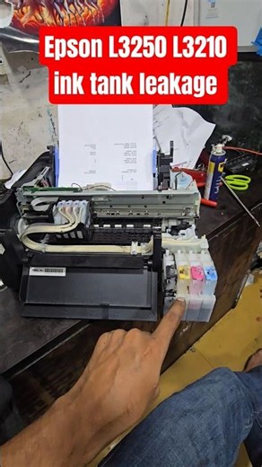 Epson L3250 L3210 Printer Ink Tank Leakage Problem Solutions
