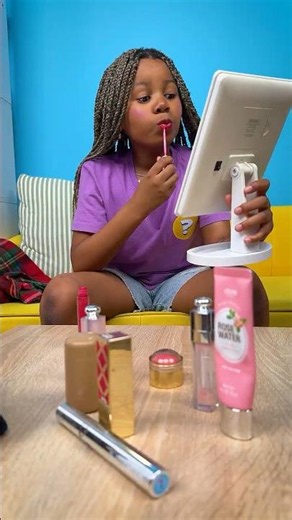 👧 Mom's Makeup or Kids' Makeup? Let's Choose Wisely! 💛 #moralstories