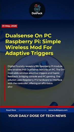Dualsense On PC Raspberry Pi: Simple Wireless Mod For Adaptive Triggers