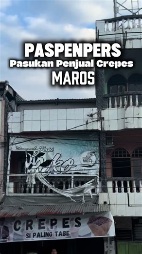 HALO warga maros dan sekitarnya saksikan dan rasakan Crepes viral sipaling tabe keliling Sulawesi besok di kota maros depan LPKA / DPRD maros😍#supriadibudiman #sipalingtabe #paspenpers