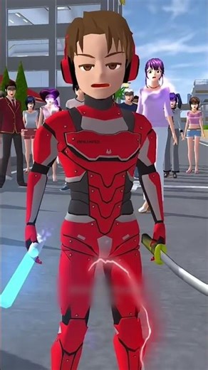 Bayi Mio terancam pahlawan yuta hadapi monster tentara jahat menakutkan_Coffin dance song #sakura