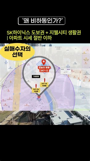[실 매수자의 선택] 하이닉스 도보권, 지웰시티 생활권