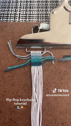 Step-by-Step Flip Flop Keychain Tutorial 🌊☀️