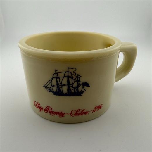 Vintage Shulton Old Spice Shaving Mug - Ship Recovery Salem 1794 - Etsy