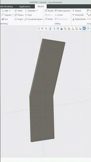 creo 11 sketch plane alignment