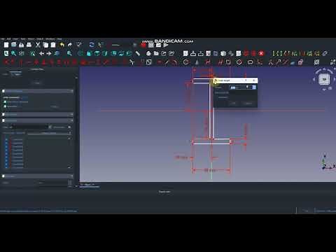 FreeCad Free Modeling #1 I Beam - method 1 - tutorial