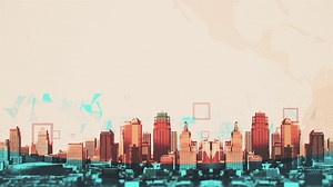 Cgi Animation With Pan Of City Landscape; Stock Footage SBV-314403752 - Storyblocks