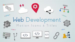 Web Development - Motion Icons & Titles