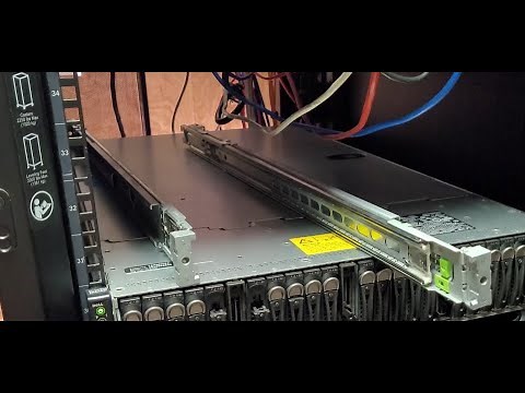How to install Cisco UCS C220 C240 M4 M5 server rails