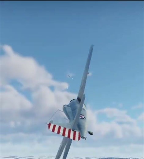 F4F-3 Wildcat head-on kill#warthunder #warthunderplanes