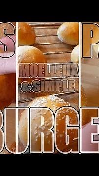 Le PAIN A BURGER 🍔 RECETTE SIMPLE à SUIVRE 🍔