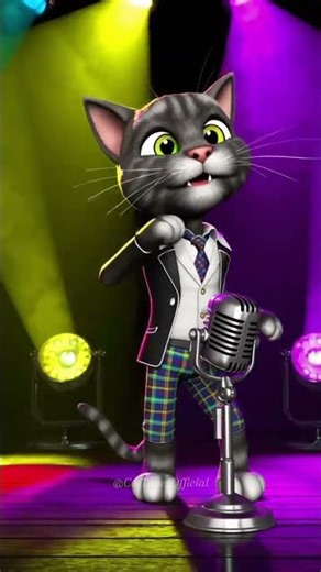 Cute cat holds solo concert...#catsong #funny #shorts