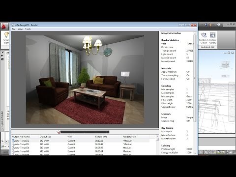 AutoCAD Realistic Living Room Tutorial