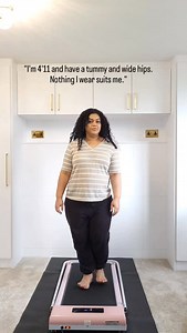 For years I genuinely believed my body was the problem. I’m 4’11. I have a tummy. I have wide hips. And I can’t tell you how many times I stood in a fitting room thinking,“Nothing suits me.” Trousers would pull at my hips. Gap at my waist. Swallow my height. Or cling to the one area I felt most insecure about. So I blamed my body.But the truth?The clothes just weren’t made for it. The moment I started wearing trousers actually cut for petite & curvy proportions — higher rise, room at the hips, p