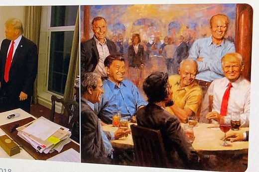 Le tableau qui fait tache à la Maison Blanche