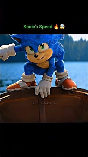 Sonic's Speed 🔥🤯 | Sonic the Hedgehog edit | #sonic #edit #shorts #trend #animation |
