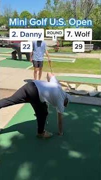 Mini Golf U.S. Open ROUND 1, 2. Danny vs 7. Wolf (Holes 11-12) #golf #minigolf #viral #puttputt