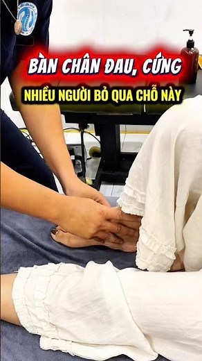 Đau, tê bàn chân: có thể đang bỏ qua vùng khớp bị kẹt