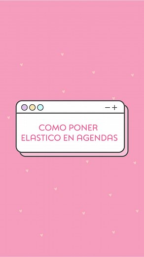 cursos para eventos | ¿Querés poner elásticos a tus agendas? 🌈Te dejo 4 formas de hacerlo✨ ➡️Con pinza crop a dile. ➡️Matriz para colocar ojalillos y botones.... | Instagram