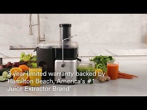 Juice Extractor | Hamilton Beach® | Whole Fruit Juice Extractor (67840)