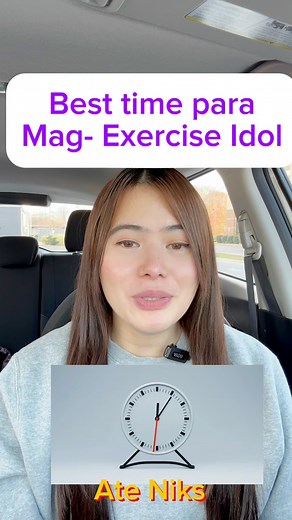 190K views · 9K reactions | Best time mag exercise Idol? umaga, tanghali o gabi? #exercise #ateniks #originalcontent #idol | Ate Niks (idol) | Facebook