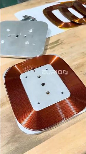 Flat Spiral Copper Coil Pancake Coil Planar Coil for Wireless Power Transfer Systems by US-850