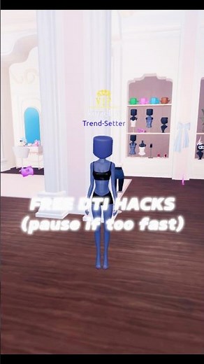 FREE HACKS (not items) IN DTI😜 (requires vip and custom faces) No creds needed #dti #hacks #roblox