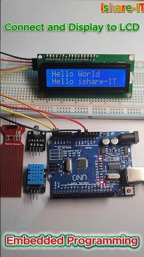Connect and Display to LCD-1602