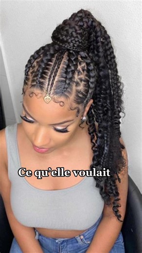 Bohemian Stitch Braids Ponytail Hairstyle Ideas