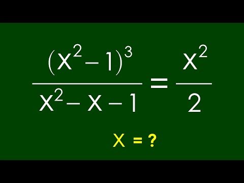 A Nice Algebra Problem | Math Olympiad Solve for x=?