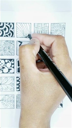 Final Part l Easy Zentangle & Mandala Patterns #asmrdrawing #drawing #healingart #mandala #zentangle