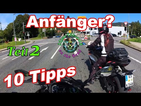 10 Anfänger Tipps um Motorradunfälle zu vermeiden. Teil 2