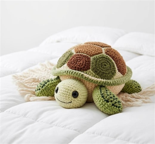 Crochet Turtle Pattern PDF, Amigurumi Sea Turtle Tutorial, Digital Download DIY Gift - Etsy