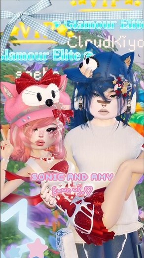 recreating sonic & amy in dti#dti #dtiroblox #dresstoimpressroblox #dresstoimpress #sonicthehedgehog
