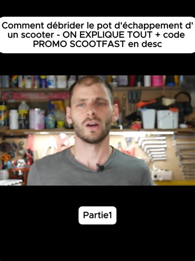 Comment débrider le pot d'échappement d'un scooter - ON EXPLIQUE TOUT code PROMO SCOOTFAST en desc