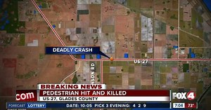 Pedestrian killed on U.S. 27 near Moore Haven