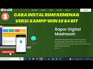 Cara Instal RDM Kemenag Versi Xampp Win 10 64 BIT