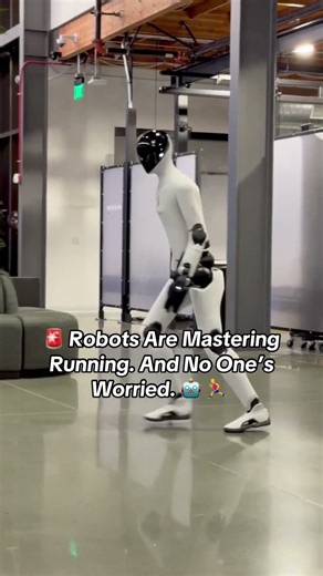 Robots Are Mastering Running and No One’s Concerned. 🤖 🏃‍♂️ #robots #tech #ai #robotics