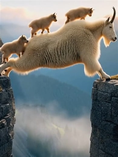 Mother Goat Shows Incredible Love and Sacrifice