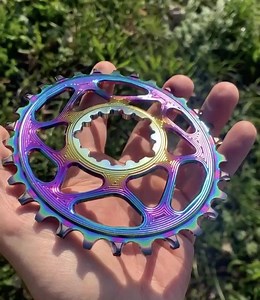 The Holy Grail of chainrings is here. Meet PVD Rainbow OVAL rings for Sram and Shimano DM. Only Limited numbers available. Get yours now. | absoluteBLACK