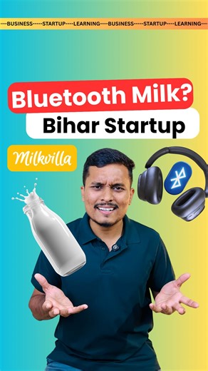 Curious Infyy on Instagram: "A startup from Bihar is selling milk using Bluetooth 😳🥛 — and it’s completely plastic-free. Before milk reaches our homes, it stays packed in plastic for hours — and those microplastics end up inside our bodies. That’s the problem Milkvilla, a Patna-based startup, decided to fix. Instead of packets, they built mobile milk dispenser machines that are Bluetooth-connected. You can track the delivery from your phone and collect fresh milk directly in steel vessels — ze