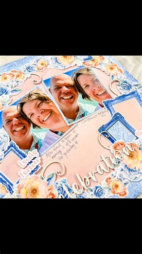 Celebration Scrapbook Layout Kit by Alicia Redshaw This Kit includes an instruction sheet with pictures, plus the materials required to create the scrapbook layout. https://store.scrapbookfantasies.com.au/products/celebration-scrapbook-layout-kit-by-alicia-redshaw | Scrapbook Fantasies | Facebook