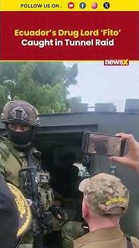 Ecuador's Most Wanted 'Fito' Recaptured in Tunnel Hideout, Faces U.S. Extradition